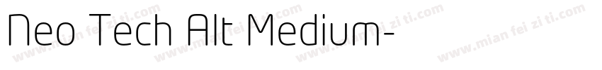 Neo Tech Alt Medium字体转换